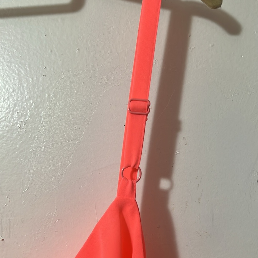 NWOT Torrid size 3 neon coral Sophie chiffon double layer cami - Picture 4 of 6